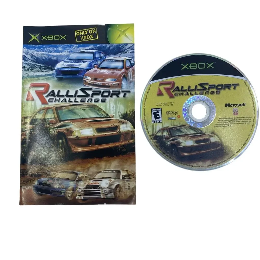 RalliSport Challenge 1 & 2 + Pro Race Driver Xbox All CIB Tested Bundle